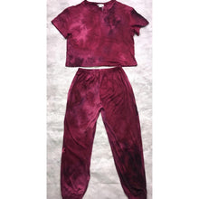 Tie-Dye Top and Jogger Pants Set